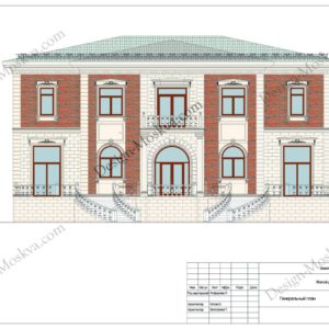 Фасад загородного дома Английский стиль