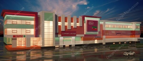 Дизайн проект торгового центра