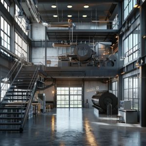 Легкая индустрия Дизайн Интерьера общее пространство